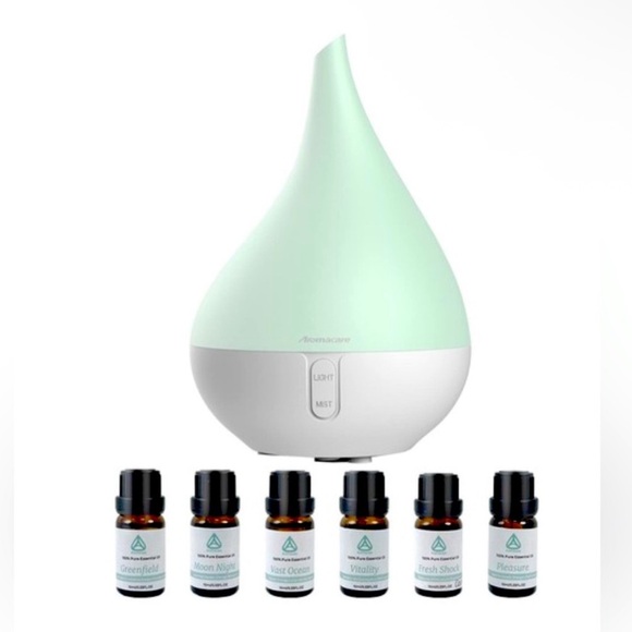 Aromacare Essential Oil Diffuser Aromatherapy Diffusers w/ 6 Essential Oils NEW - Picture 2 of 16